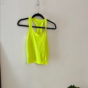Lululemon Neon Yellow Women's Tank Top size 0